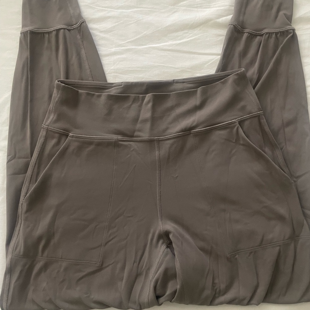 Lululemon align jogger size 8 full length. Excellent condition. Grey/purple